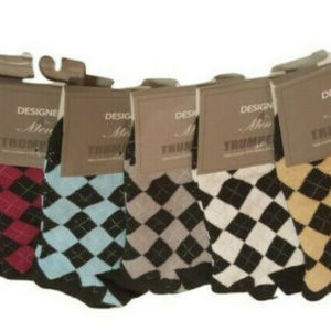 6 Pairs Men's Trumpette Socks